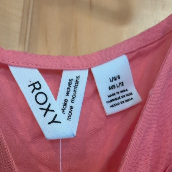 Women's Roxy Final Days Strappy Top Peach Color Lightweight Size Large - Picture 2 of 8